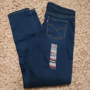NWT Levi's Pull-On Jegging Girls 14 Flex Stretch Skinny‎ Dark Wash New Pants